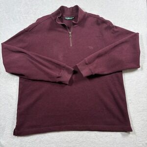 Rodd & Gunn Alton Ave Sweatshirt Mens 2XL Red‎ Mid Weight French Rib Mock Neck